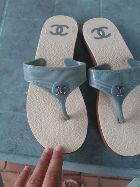 chanel flip flops cheap|chanel wedge flip flops.